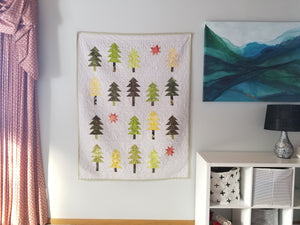"Twilight Forest" - Small Throw Quilt