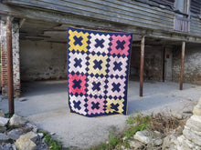 Load image into Gallery viewer, &quot;Vintage&quot; Giant Granny Square - Twin Size Quilt