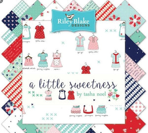 A Little Sweetness Jelly Roll, Riley Blake Fabric