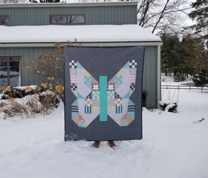 "Butterfly Patch" - Throw Quilt