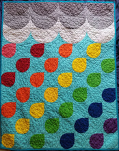 Load image into Gallery viewer, &quot;Rainbow Shower&quot; - Toddler Quilt