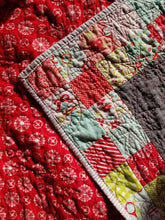 Load image into Gallery viewer, &quot;Wonderful&quot; Holiday Throw Quilt
