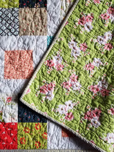 Load image into Gallery viewer, &quot;Charming Frames&quot; - Floral Toddler Quilt