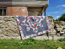 Load image into Gallery viewer, &quot;Wonderful&quot; Holiday Throw Quilt