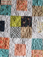 Load image into Gallery viewer, &quot;Charming Frames&quot; - Floral Toddler Quilt