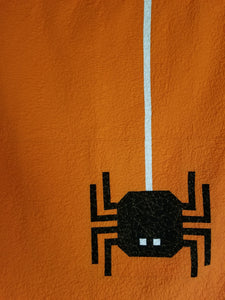 "Jumbo Spider" - Halloween Throw Quilt