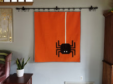 Load image into Gallery viewer, &quot;Jumbo Spider&quot; - Halloween Throw Quilt