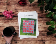 Simply Strawberry Quilt PDF Pattern